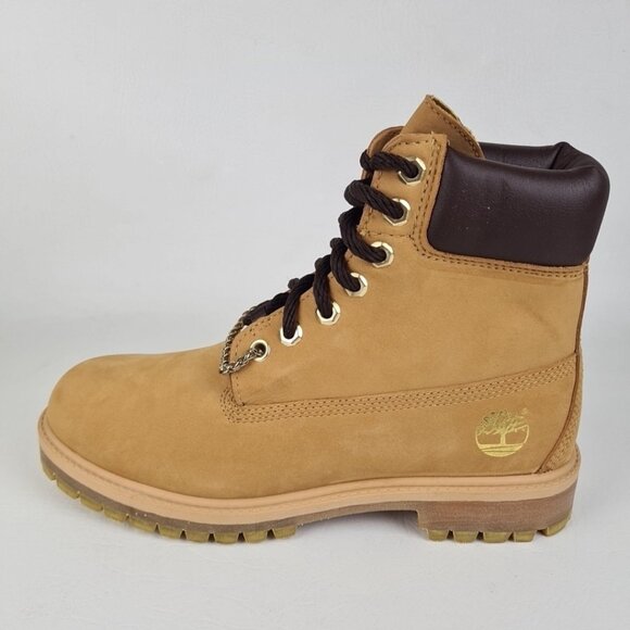 Timberland 6 In Dokie Rope Boots Wheat Outdoors Rare Men Vntg - Picture 2 of 11